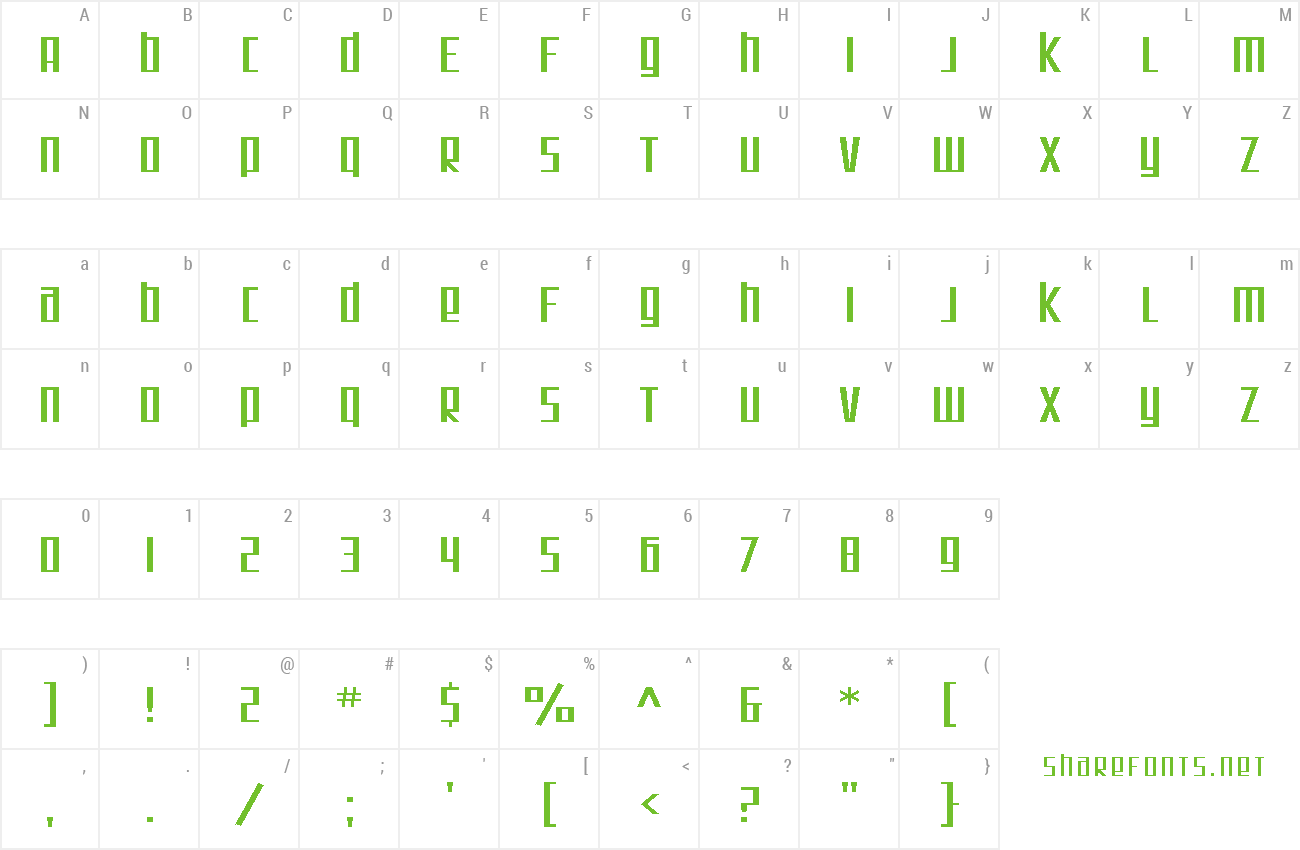 Font SF Square Root Extended preview